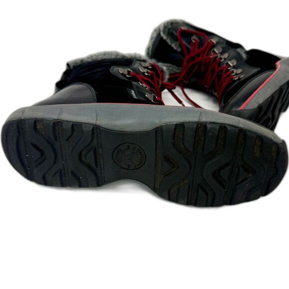 Aquatherm By Santana Canada Faux Fur Lined Waterproof Black Boot 10M - Picture 12 of 14